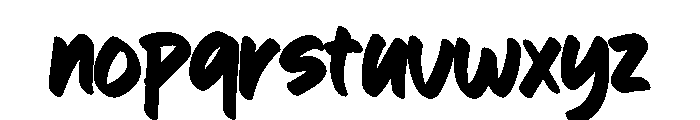 Entul Entul Font LOWERCASE