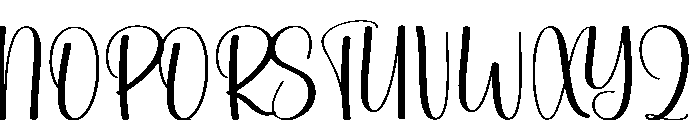 Envelopes Wonderful Font UPPERCASE