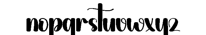 Envelopes Wonderful Font LOWERCASE