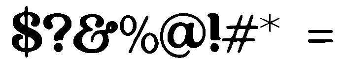 Enzo Font OTHER CHARS
