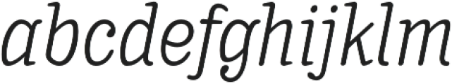 Enagol Math Light Italic otf (300) Font LOWERCASE