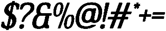 Encave Italic otf (400) Font OTHER CHARS