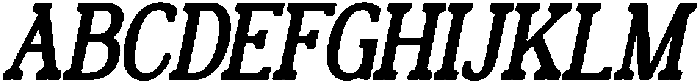 Encave Italic otf (400) Font UPPERCASE