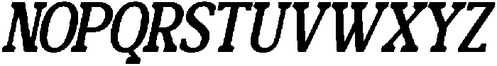 Encave Italic otf (400) Font UPPERCASE