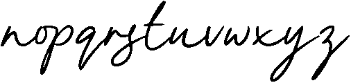 Enchanted Calithea Regular otf (400) Font LOWERCASE