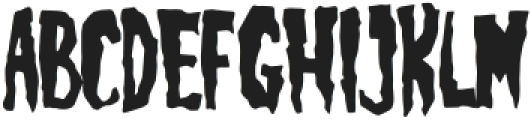 Enchanted Chainsaws otf (400) Font LOWERCASE
