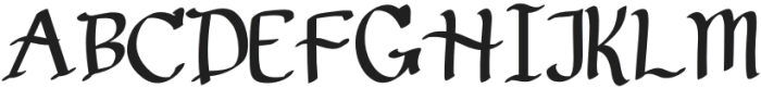 Enchanted Grimoire Display Regular otf (400) Font UPPERCASE