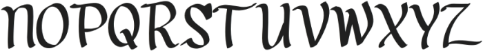 Enchanted Grimoire Display Regular otf (400) Font UPPERCASE