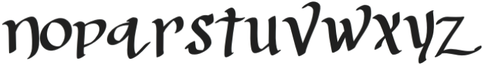 Enchanted Grimoire Display Regular otf (400) Font LOWERCASE
