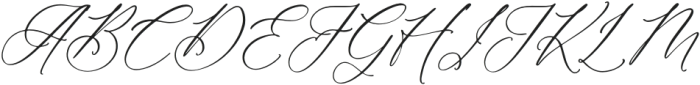 Enchanted Hermion Script Italic otf (400) Font UPPERCASE