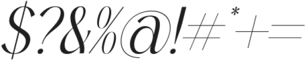 Enchanted Hermion Serif Italic otf (400) Font OTHER CHARS