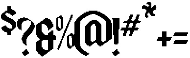 Enchanted Land otf (400) Font OTHER CHARS