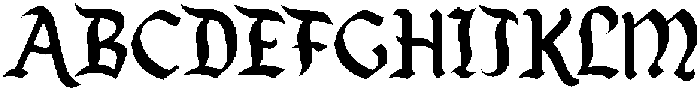 Enchanted Land otf (400) Font UPPERCASE