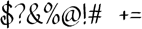 Enchanted Regular otf (400) Font OTHER CHARS