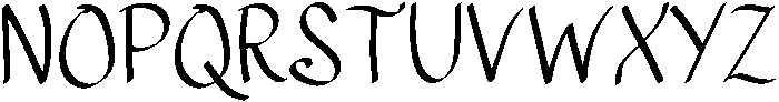 Enchanted Regular otf (400) Font UPPERCASE