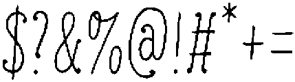 Enchanted Thread Regular otf (400) Font OTHER CHARS