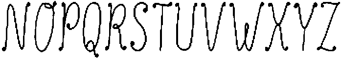 Enchanted Thread Regular otf (400) Font UPPERCASE