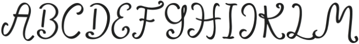 Enchanted Weddings Alternate otf (400) Font UPPERCASE