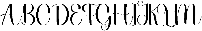 Enchanting Regular otf (400) Font UPPERCASE