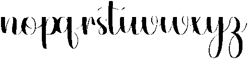 Enchanting Regular otf (400) Font LOWERCASE