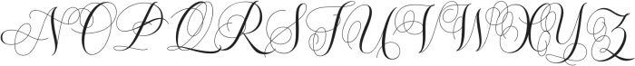 Enchanting Script Font Regular otf (400) Font UPPERCASE