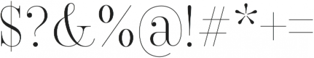 Encorpada Classic Condensed Light otf (300) Font OTHER CHARS