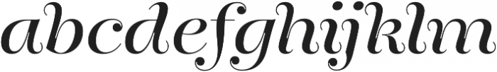 Encorpada Pro Regular Italic otf (400) Font LOWERCASE
