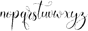 Endenesilia otf (400) Font LOWERCASE