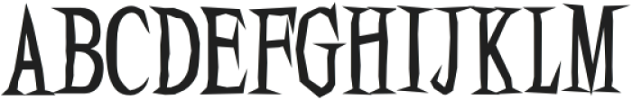 Endless Scarry otf (400) Font UPPERCASE