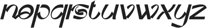 Endlessly Aesthetic Italic otf (400) Font LOWERCASE