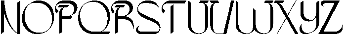 Endlessly Expanded Regular otf (400) Font UPPERCASE