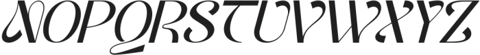 Endlessly Traditional Italic otf (400) Font UPPERCASE