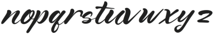 Endrip Script Regular otf (400) Font LOWERCASE
