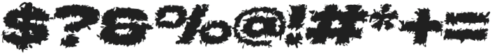 Endura Deformed Italic otf (400) Font OTHER CHARS