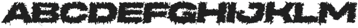 Endura Deformed Italic otf (400) Font UPPERCASE