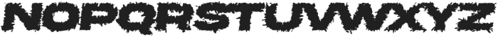 Endura Deformed Italic otf (400) Font UPPERCASE