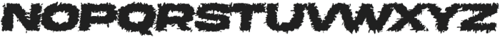 Endura Deformed Italic otf (400) Font LOWERCASE
