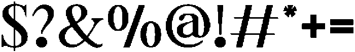 Enerecia Regular otf (400) Font OTHER CHARS