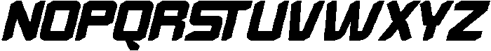 Energy Space Italic otf (400) Font UPPERCASE