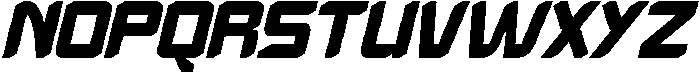Energy Space Italic otf (400) Font LOWERCASE