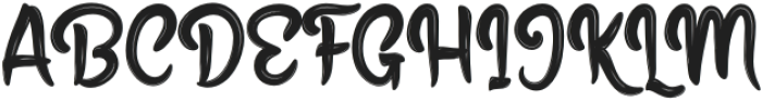 Enfetter-Regular otf (400) Font UPPERCASE