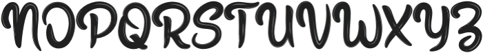 Enfetter-Regular otf (400) Font UPPERCASE