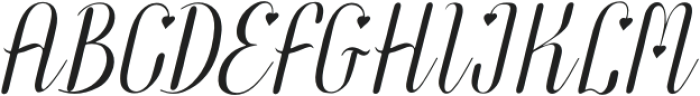 Enfiyali Alovelly Italic otf (400) Font UPPERCASE