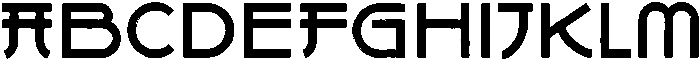 Engawa Sans Regular otf (400) Font UPPERCASE