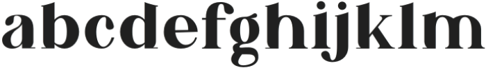 Engeraly Extra Bold otf (700) Font LOWERCASE