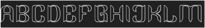 Engine of Progress-Hollow-Inver otf (400) Font UPPERCASE