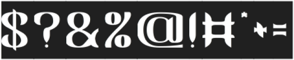 Engine of Progress-Inverse otf (400) Font OTHER CHARS