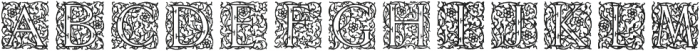 English Arabesque Revival 1900 ttf (900) Font LOWERCASE