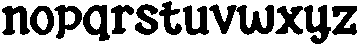 English Graffiti Regular otf (400) Font LOWERCASE