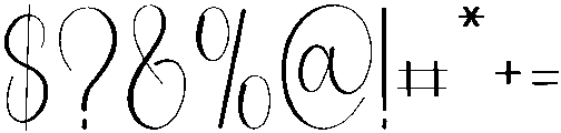 English Regular otf (400) Font OTHER CHARS